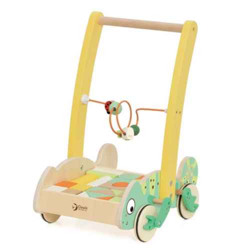 Дървен уокър Classic World Хамелеон, с дървени блокчета