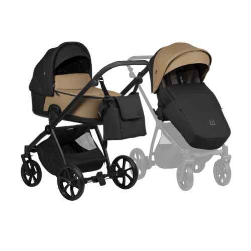 Комбинирана бебешка количка 2в1 Tutis MIO 3+, Beige