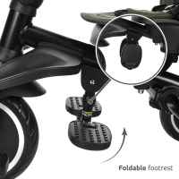 Сгъваема триколка Lorelli Freccia с ротация 360, Green-A0wnv.jpeg