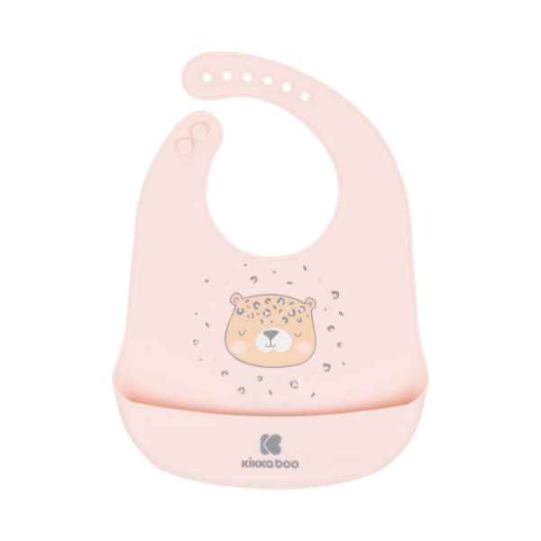 Силиконов лигавник Kikka Boo Savanna, Pink-A7LNs.jpeg