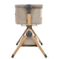 Бебешка мини кошара + Столче за хранене 2в1 Kikka Boo Sleat Me, Beige-A8qDv.jpeg