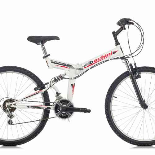 Велосипед Bachini Folding FSP 26, бял/червен