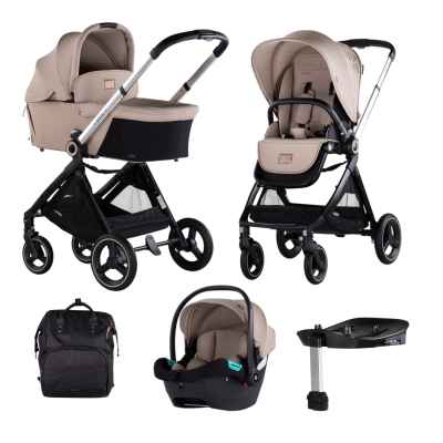 Комбинирана бебешка количка 4в1 Chipolino Елит, тирамису