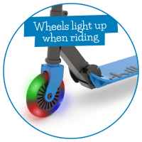 Сгъваема тротинетка Chillafish Flexxi Glow, Navy-APhug.jpeg