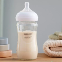 Стъклено шише за храна Philips Avent Natural Response 3.0 с биберон 1м+, 240 мл-AVCW4.png
