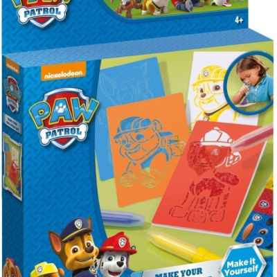 Творчески комплект Totum, Paw Patrol, Оцвети сам със спрей писалки