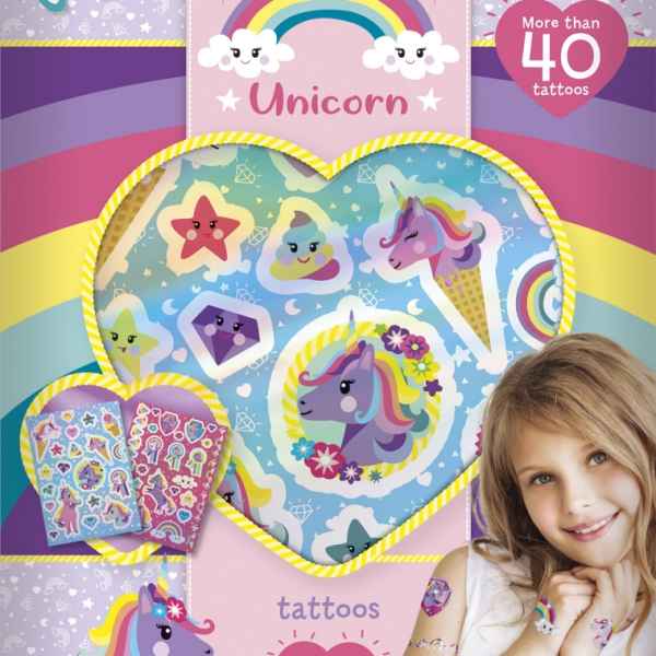Комплект временни татуировки Totum, Еднорог, 40 броя-Abc9N.jpeg