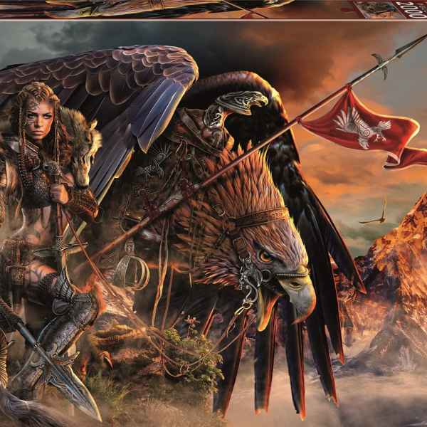 Пъзел Educa, Орел ездач, 2000 части-Avohd.jpeg