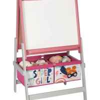 Детски дървен статив за рисуване 3в1 Ginger Home, Super girl-B10cT.jpeg