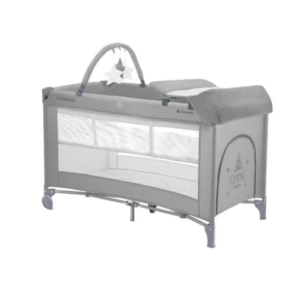 Бебешка кошара на две нива Kikka Boo So Gifted PLUS, Grey-BAkva.jpeg