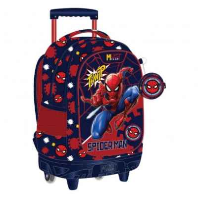 Детска раница тролей Must, Spiderman