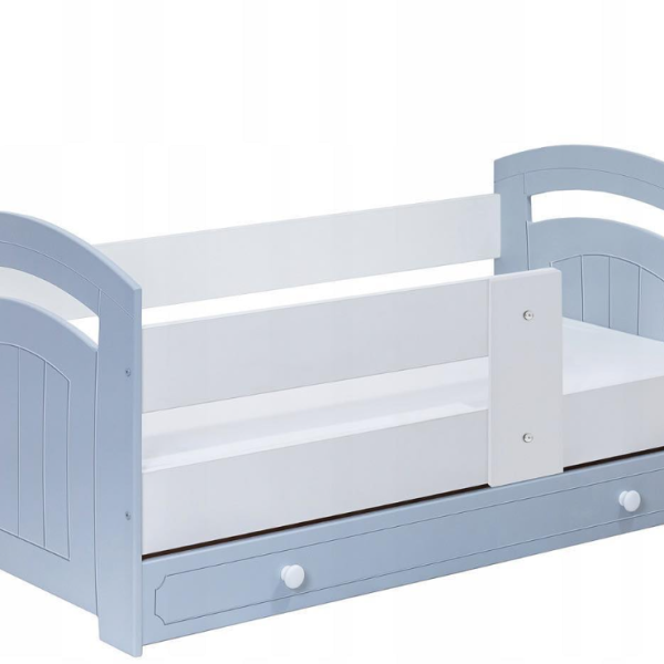 Детско легло с чекмедже Baby Gucio, синьо 70/140 см + матрак-BNq7s.png