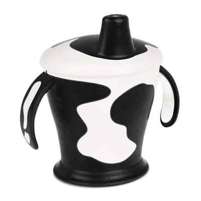 Нетечаща чаша с твърд накрайник и дръжки Canpol Haberman Little Cow, 250 мл