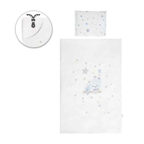 Сет Lorelli COSY 5 части, BEAR WITH SWING Синьо