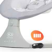 Бебешка eлектрическа люлка/шезлонг KinderKraft, 2 в 1, LULI, Сива-BdawT.jpeg