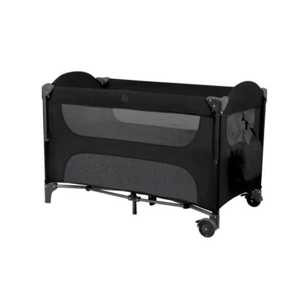 Бебешка кошара на две нива Kikka Boo Milky Way, Black 2026-Bj60F.jpeg