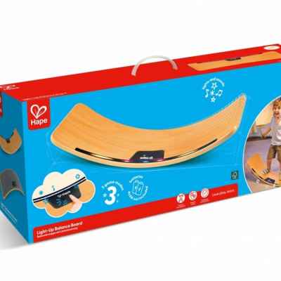 Дървена интерактивна светеща балансираща дъска Hape