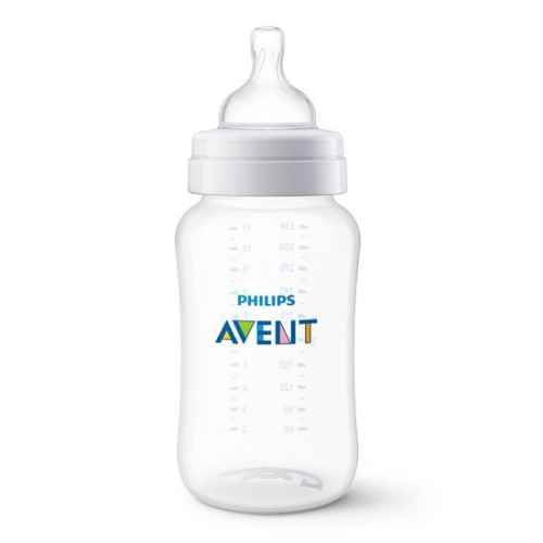 Шише за хранене Philips Avent Anti-Colic 330 мл, с биберон със сила на потока 3, 3м+