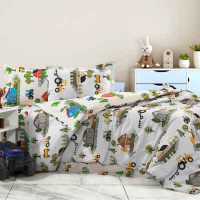 10бр. Детски спален комплект, Трактори