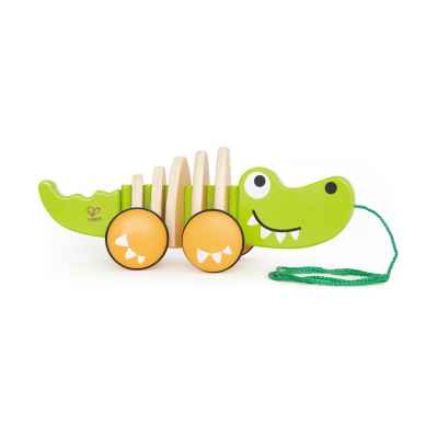 Дълга пръчка за дърпане Hape, Крокодил