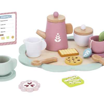 Дървен следобеден чаен комплект Tooky Toy