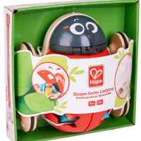 Дървена играчка за дърпане и сортиране Hape, Калинка-CVmag.jpeg