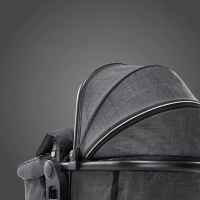 Кош за новородено Hauck Duett 3, Melange Charcoal-CWWLh.jpg