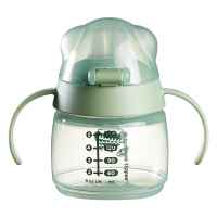 Неразливаща се чаша Tommee Tippee Soft Spout, BACSHIELD, с дръжки, зелена с Бухал, 150 мл, 4м+-Ccckn.jpeg
