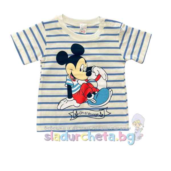 Бебешка тениска Светли, Мики Маус-CjBEU.jpeg