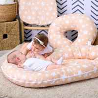 Възглавница за кърмене Lorelli Happy, Звезди Blue Grey Mist-CkGIV.jpeg