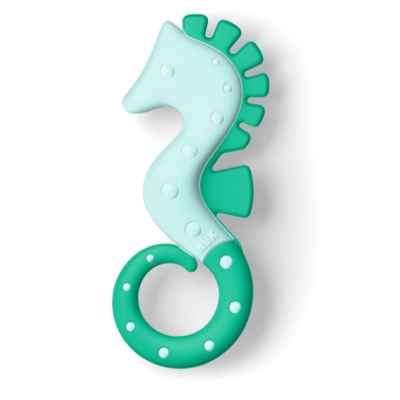 Чесалка за зъби NUK Морско конче, зелено