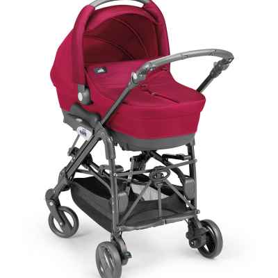 Бебешка количка 3в1 CAM Minu Sport 178, бордо РАЗПРОДАЖБА