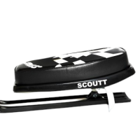 Шейна с кормило Scoutt снегокат Mustang, с чук и гек червена-CvDBp.png