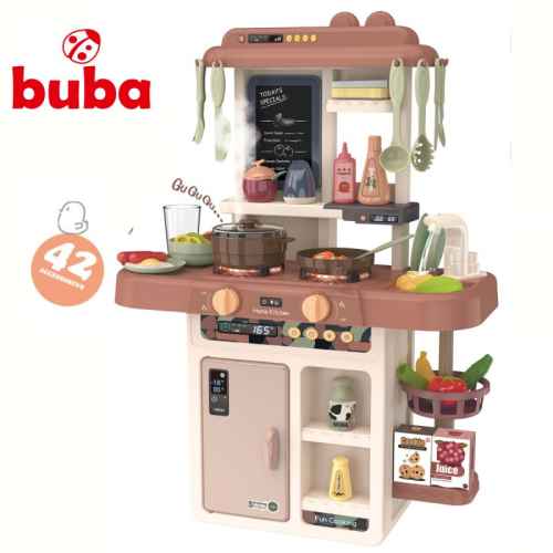 Детска кухня Buba Home Kitchen, 42 части, розова