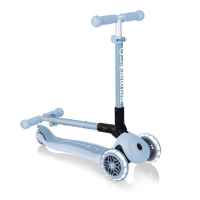 Сгъваема еко тротинетка Globber Junior Foldable Lights Ecologic, Боровинка-Cyeir.jpeg