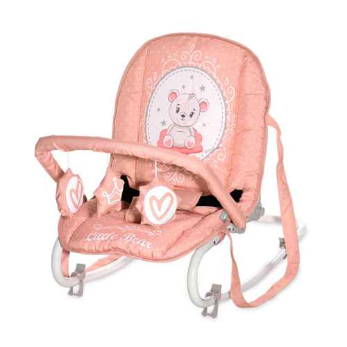 Бебешки шезлонг с гриф Lorelli ELIZA, Mellow Rose BEAR
