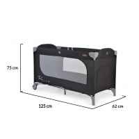 Бебешка кошара Cangaroo Skyglow 2, черна-DOLKU.jpg