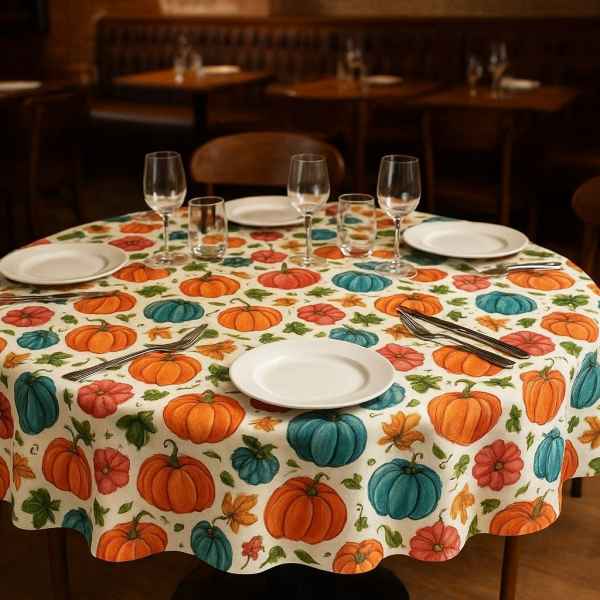 5бр. Хидрофобирана покривка за маса, 90/150 см, тикви-DQfzg.jpeg