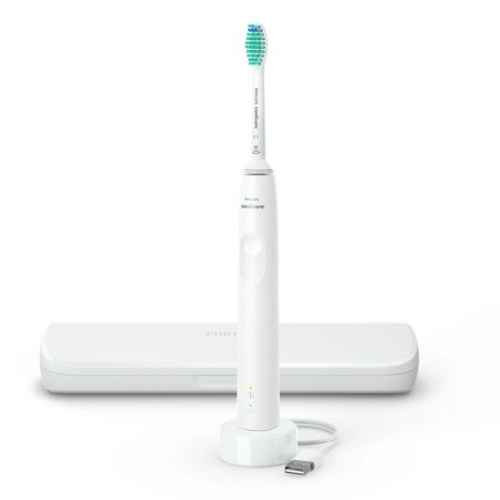 Електрическа звукочестотна четка за зъби Philips Sonicare Series 3100, бяла