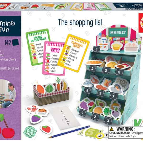 Образователна игра Educa, Списък за пазаруване, 142 части-DZ1RC.jpeg