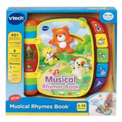 Интерактивна играчка Vtech, Бебешка музикална книжка