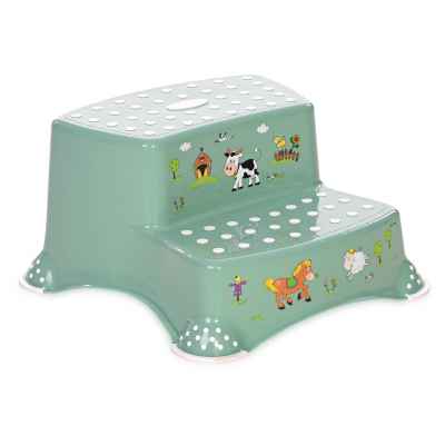 Двойно стъпало за баня Lorelli FUNNY FARM, Nordic GREEN