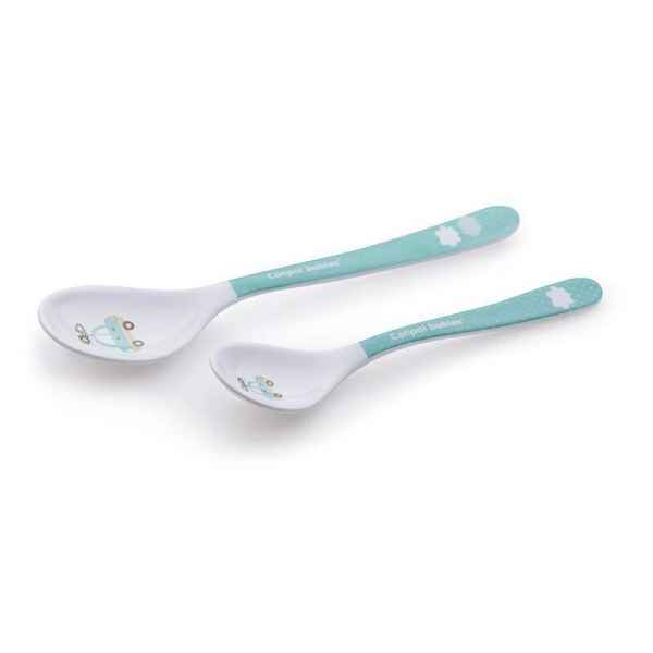 Mеламинови лъжички Canpol 9м+ Toys, сини, 2 бр.-Dlcxk.jpg