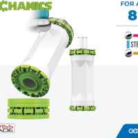 Магнитен конструктор Geomag, Mechanics, Предизвикателство, 185 части-Dne3l.jpeg