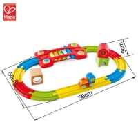 Дървен железопътен комплект Hape, Сензорна железница, 14 части-DpUpC.jpeg