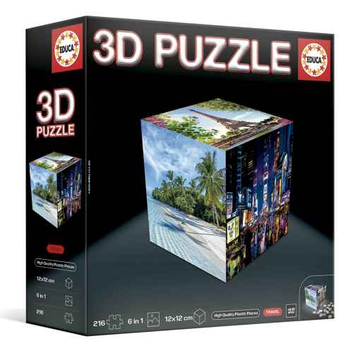Пъзел 3D Educa, Пътуване