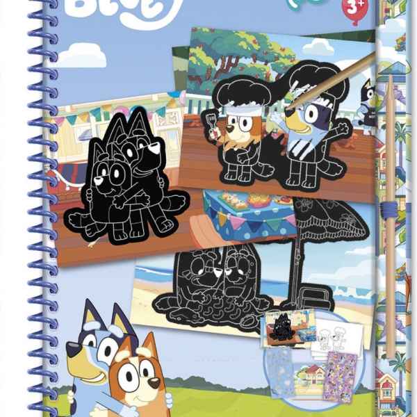 Творчески комплект Totum, Bluey, Скречбук, 21 x 23.5 см-Dwcta.jpeg