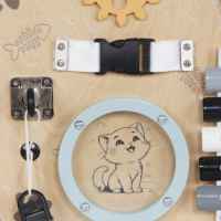 Дървена Монтесори дъска Moni Toys, Cat-Dwi7a.jpeg
