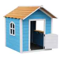 Детска дървена къща Ginger Home, двор и градина, синя-E2fWd.jpeg