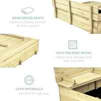 Голям детски пясъчник Ginger Home, с пейки и сгъваем капак 157x157x21см-E3FZf.jpeg